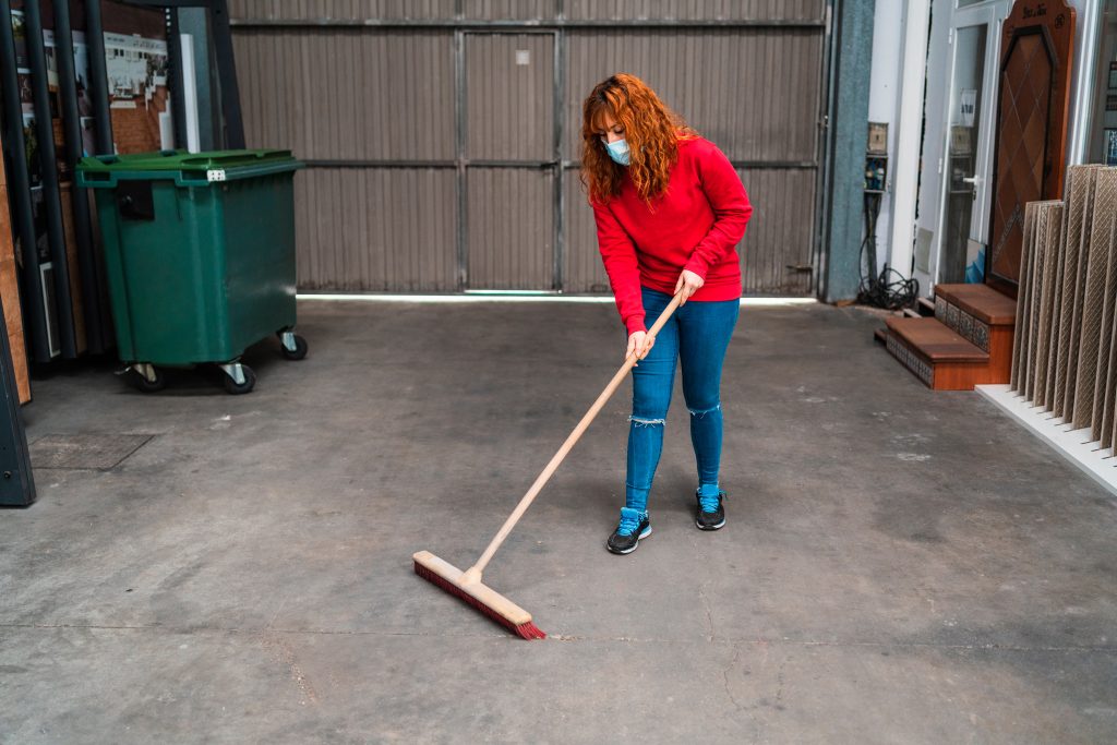 warehouse sweeping